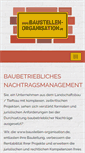 Mobile Screenshot of baustellen-organisation.de